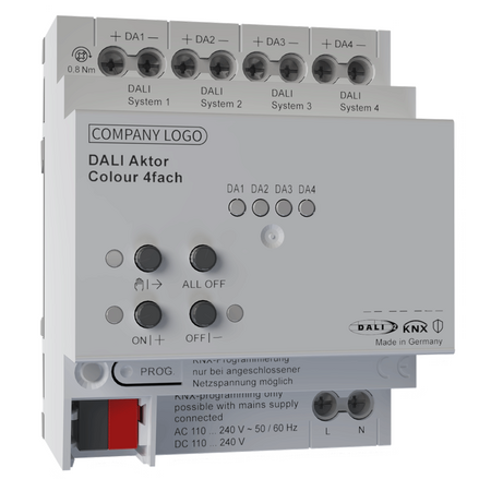 KNX DALI-2 Actuator 4gang Secure RMD