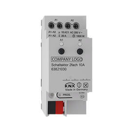 KNX Schaltaktor 2fach 10A 