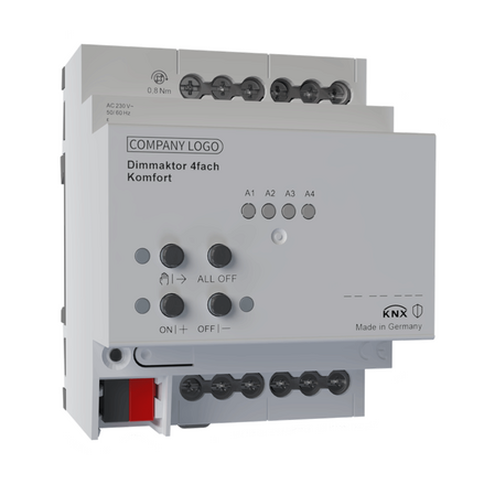 KNX Dimming actuator 4gang Secure Comfort