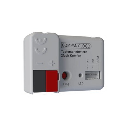 KNX Push-button interface 2gang Comfort